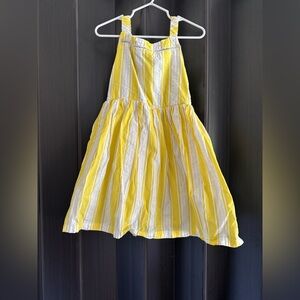 5T Tahari Yellow and White Dress